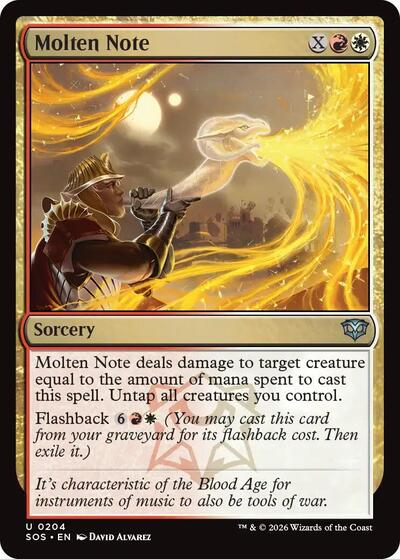 Molten Note, Secrets of Strixhaven