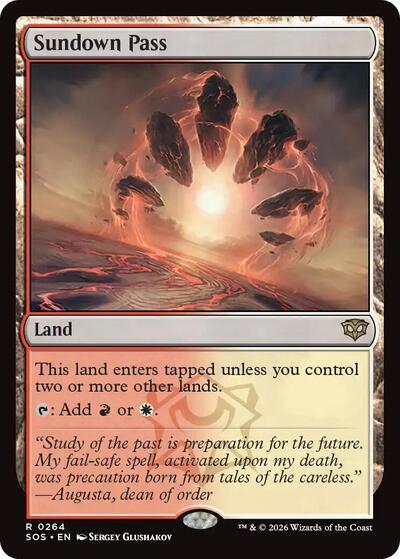Sundown Pass, Secrets of Strixhaven
