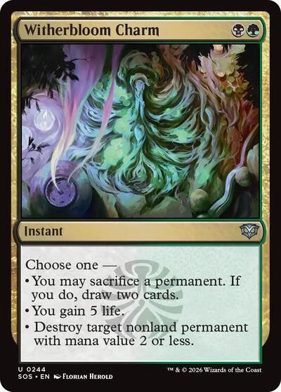 Witherbloom Charm, Secrets of Strixhaven