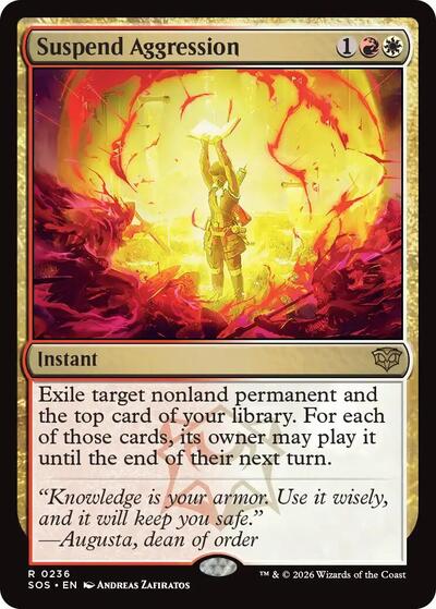Suspend Aggression, Secrets of Strixhaven