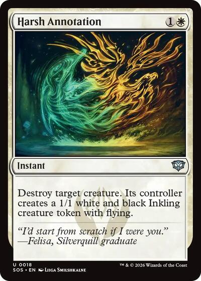 Harsh Annotation, Secrets of Strixhaven