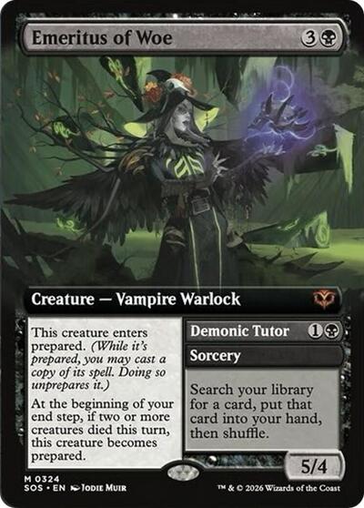Emeritus of Woe (Extended Art), Secrets of Strixhaven