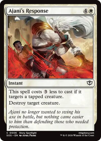 Ajani's Response, Secrets of Strixhaven