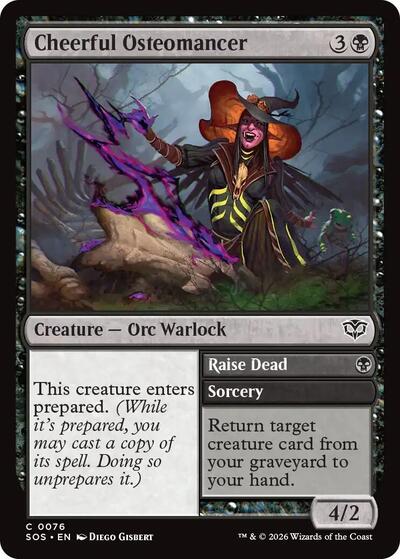 Cheerful Osteomancer, Secrets of Strixhaven
