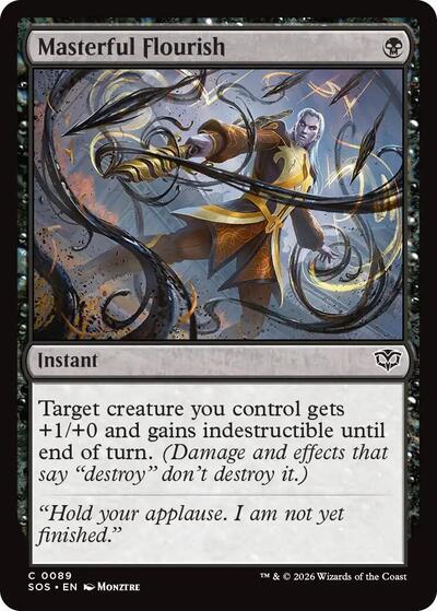 Masterful Flourish, Secrets of Strixhaven
