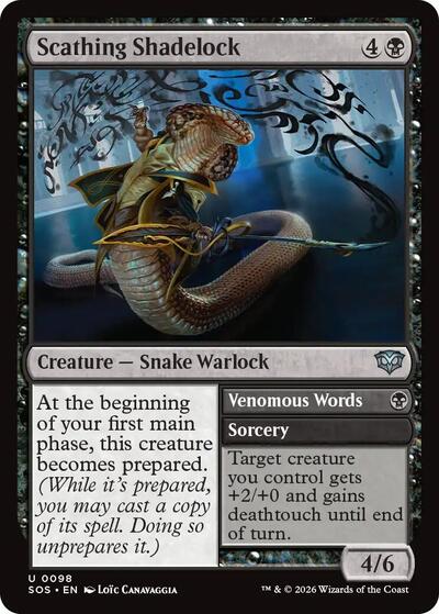 Scathing Shadelock, Secrets of Strixhaven