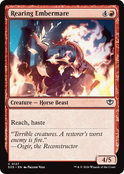 Rearing Embermare, Secrets of Strixhaven