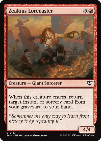 Zealous Lorecaster, Secrets of Strixhaven