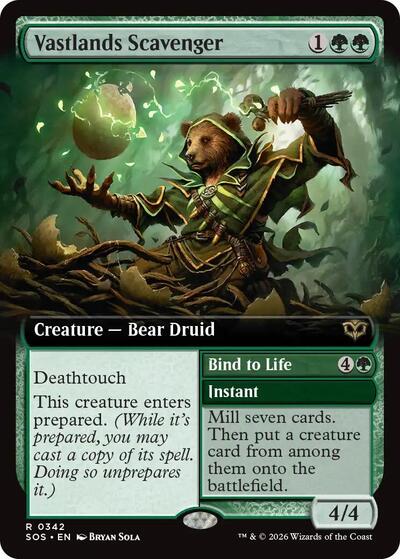 Vastlands Scavenger (Extended Art), Secrets of Strixhaven