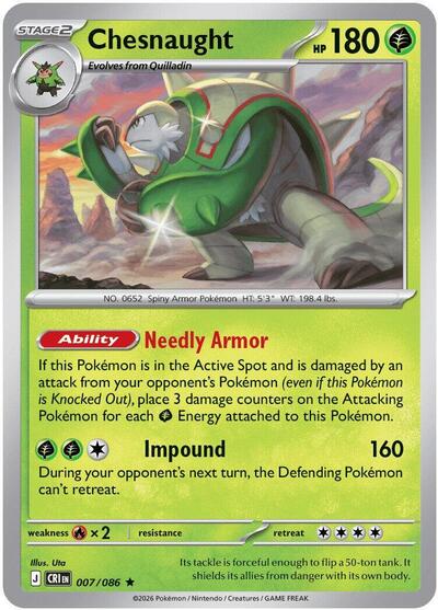 Chesnaught, ME04: Chaos Rising