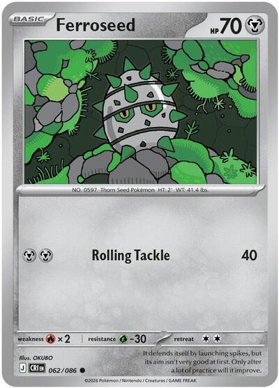 Ferroseed, ME04: Chaos Rising