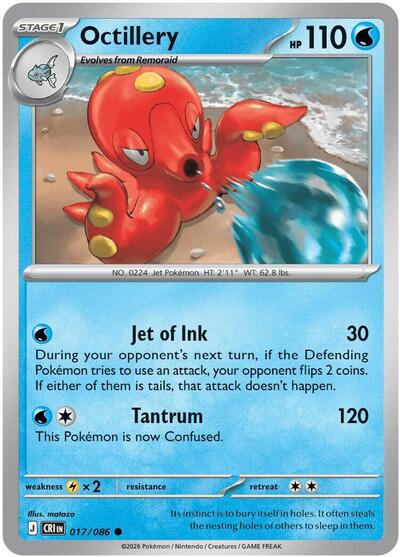 Octillery, ME04: Chaos Rising