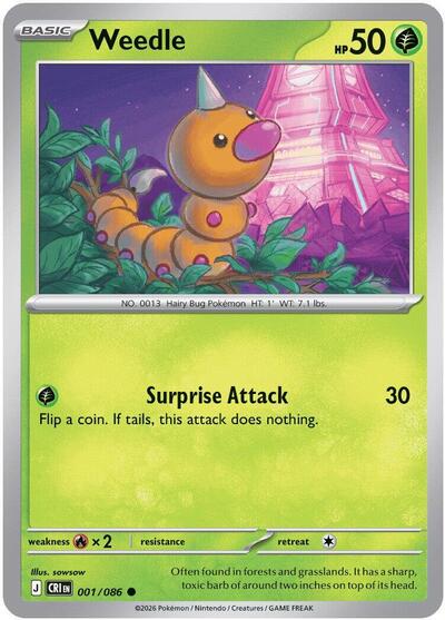 Weedle, ME04: Chaos Rising