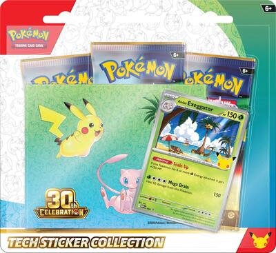30th Celebration Tech Sticker Collection [Alolan Exeggutor], ME: 30th Celebration