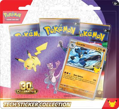 30th Celebration Tech Sticker Collection [Lucario], ME: 30th Celebration