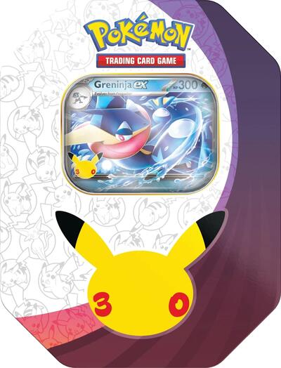 30th Celebration Tin [Greninja ex], ME: 30th Celebration