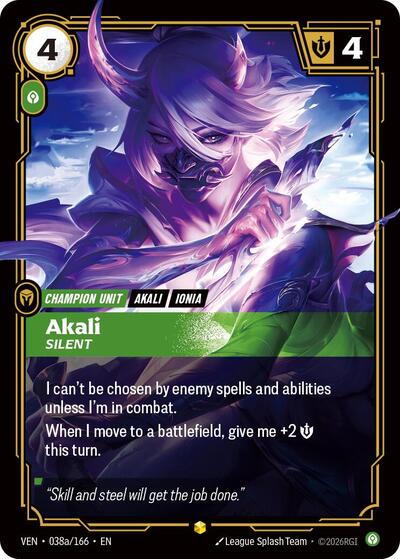 Akali, Silent (Alternate Art), Vendetta