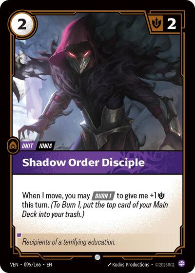 Shadow Order Disciple, Vendetta