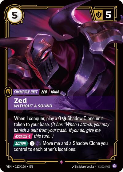 Zed, Without a Sound, Vendetta
