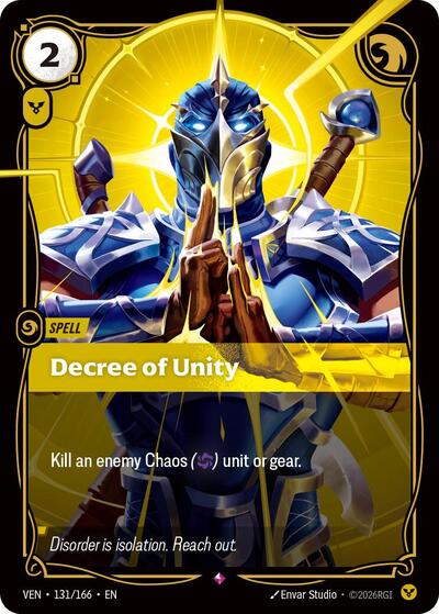 Decree of Unity, Vendetta