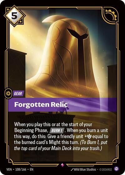 Forgotten Relic, Vendetta