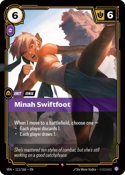 Minah Swiftfoot, Vendetta