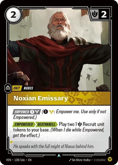 Noxian Emissary, Vendetta