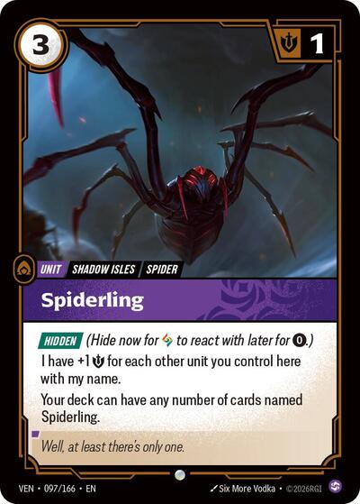 Spiderling, Vendetta