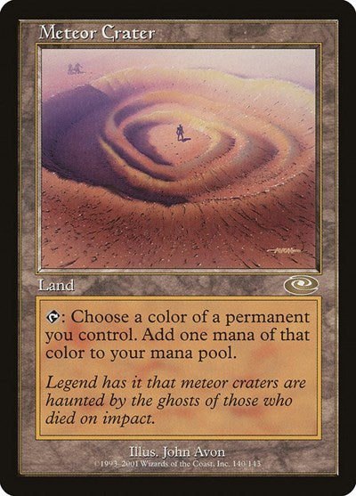 Meteor Crater, Planeshift