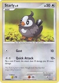 Starly, DP Trainer Kit: Manaphy & Lucario