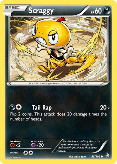 Scraggy, XY - Flashfire