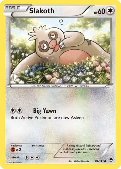 Slakoth, XY - Furious Fists