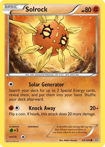 Solrock, XY - Primal Clash
